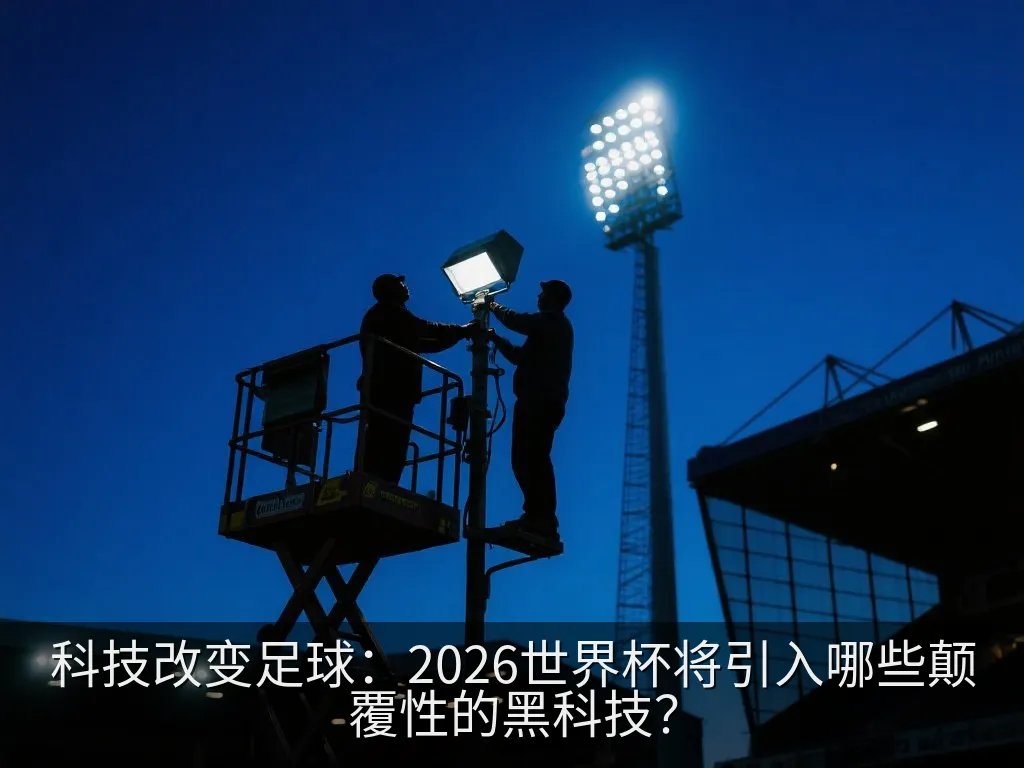 Spectator holding smartphone with augmented reality overlay showing live player stats on the soccer pitch